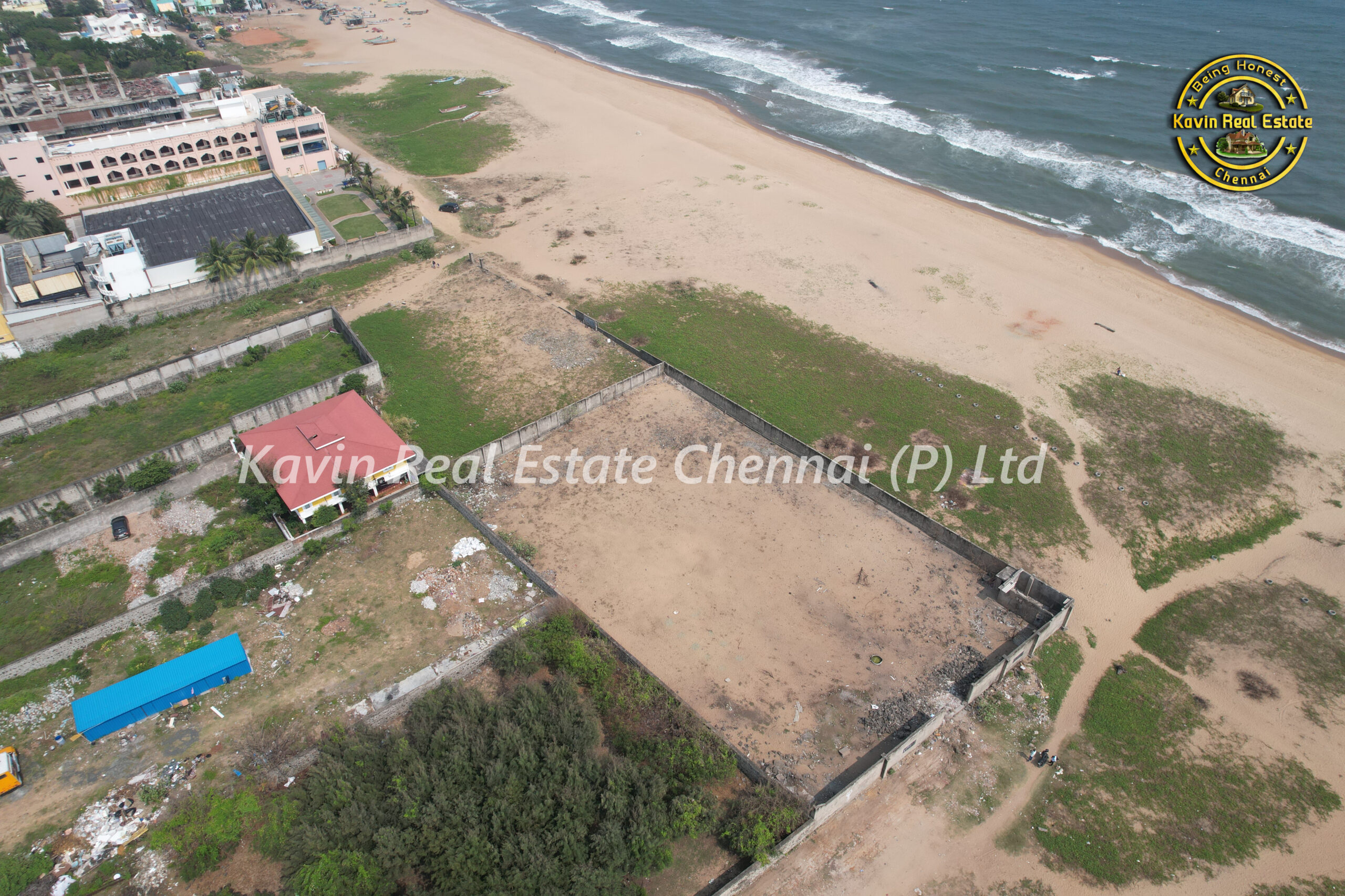 Beach End Plot for sale in  ECR Thiruvanmiyur