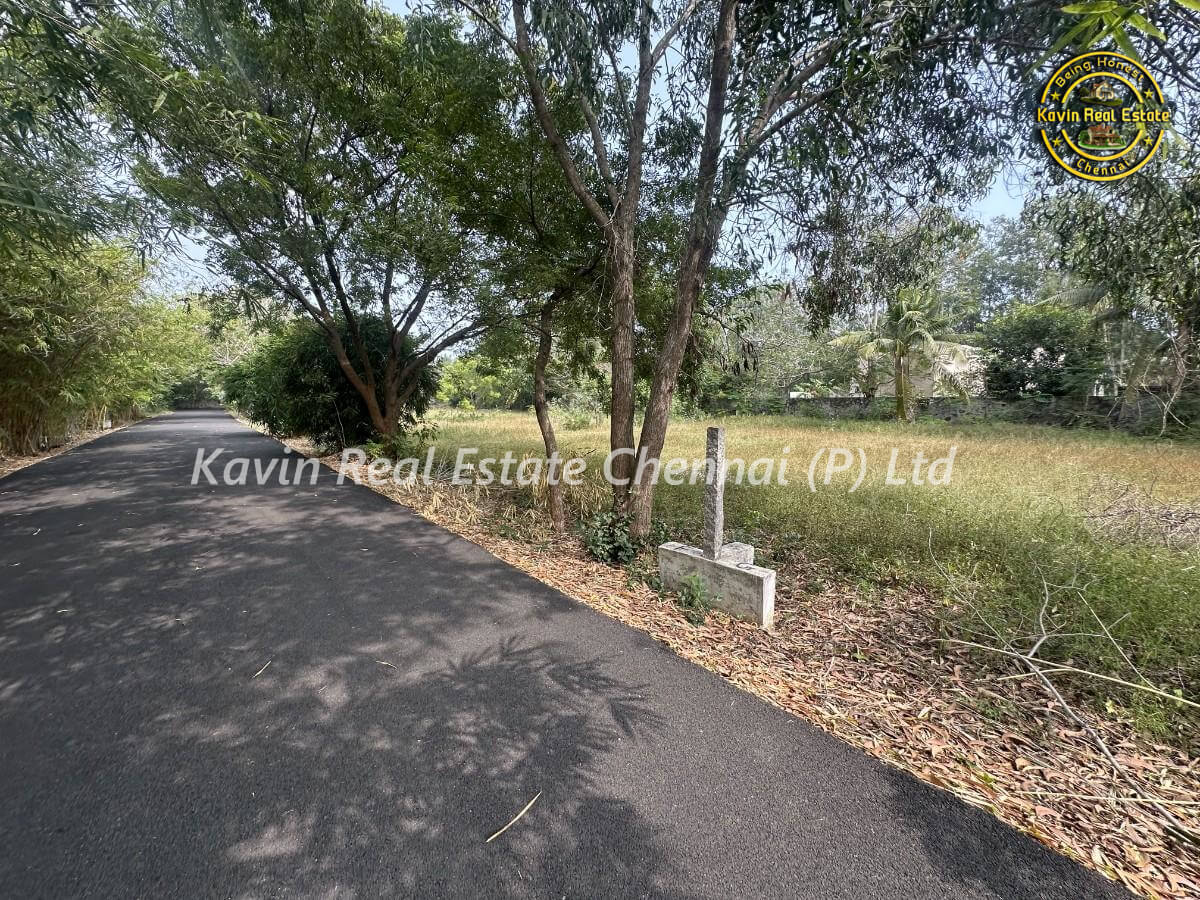 Farm House Plot for sale in ECR near Poonjeri Junction