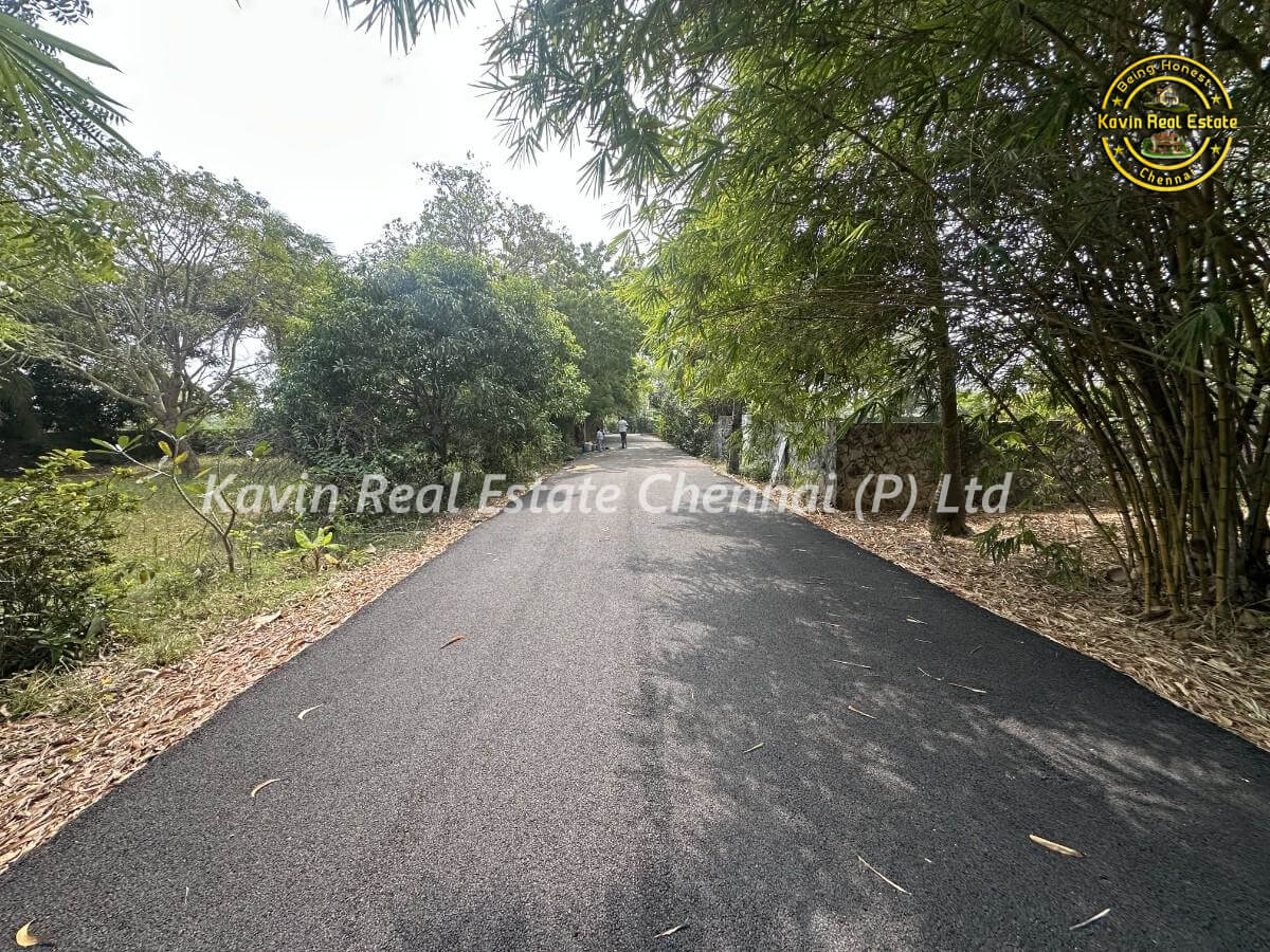 Farm House Plot for sale in ECR near Poonjeri Junction
