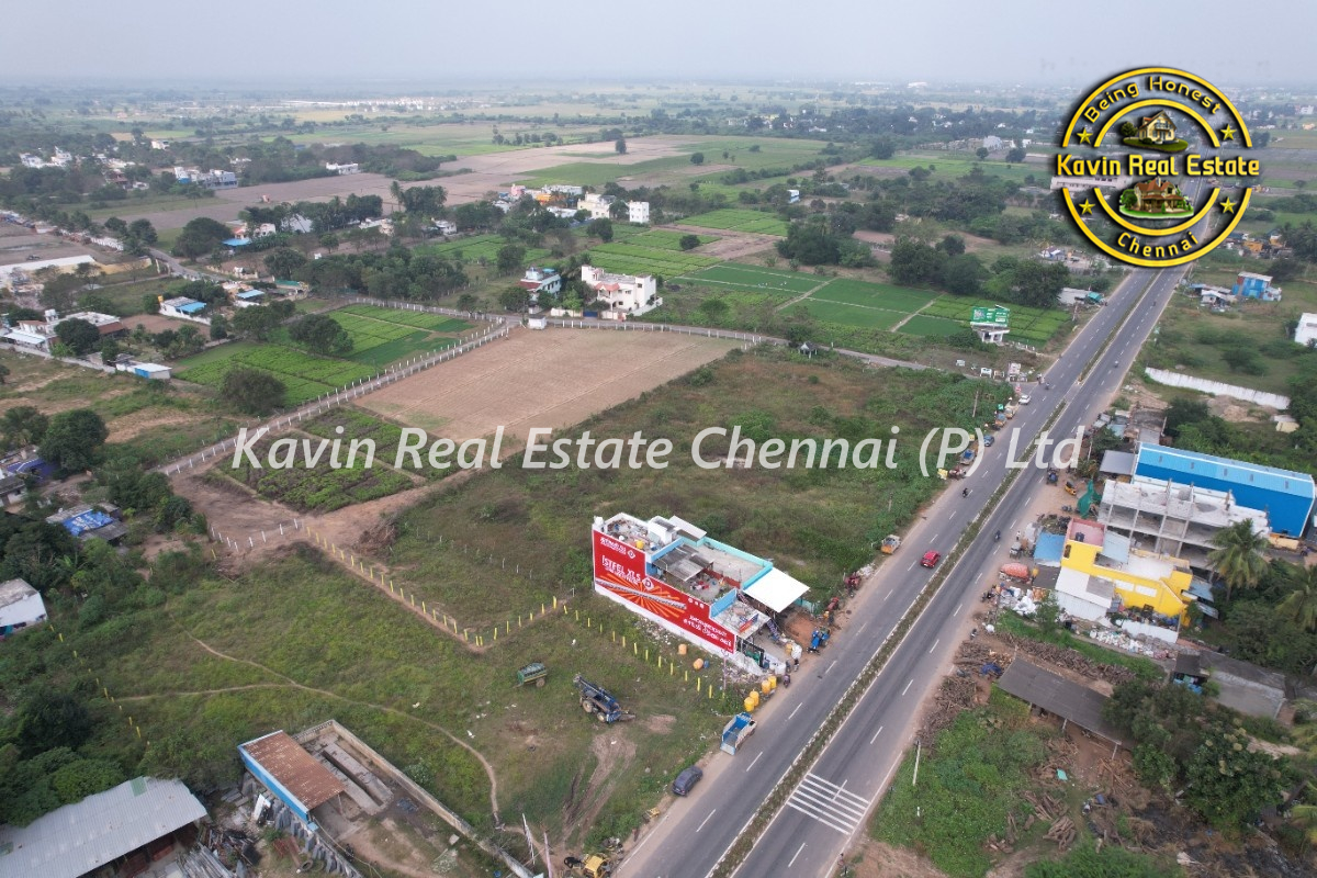 Land for sale on State Highway near Thirunindravur