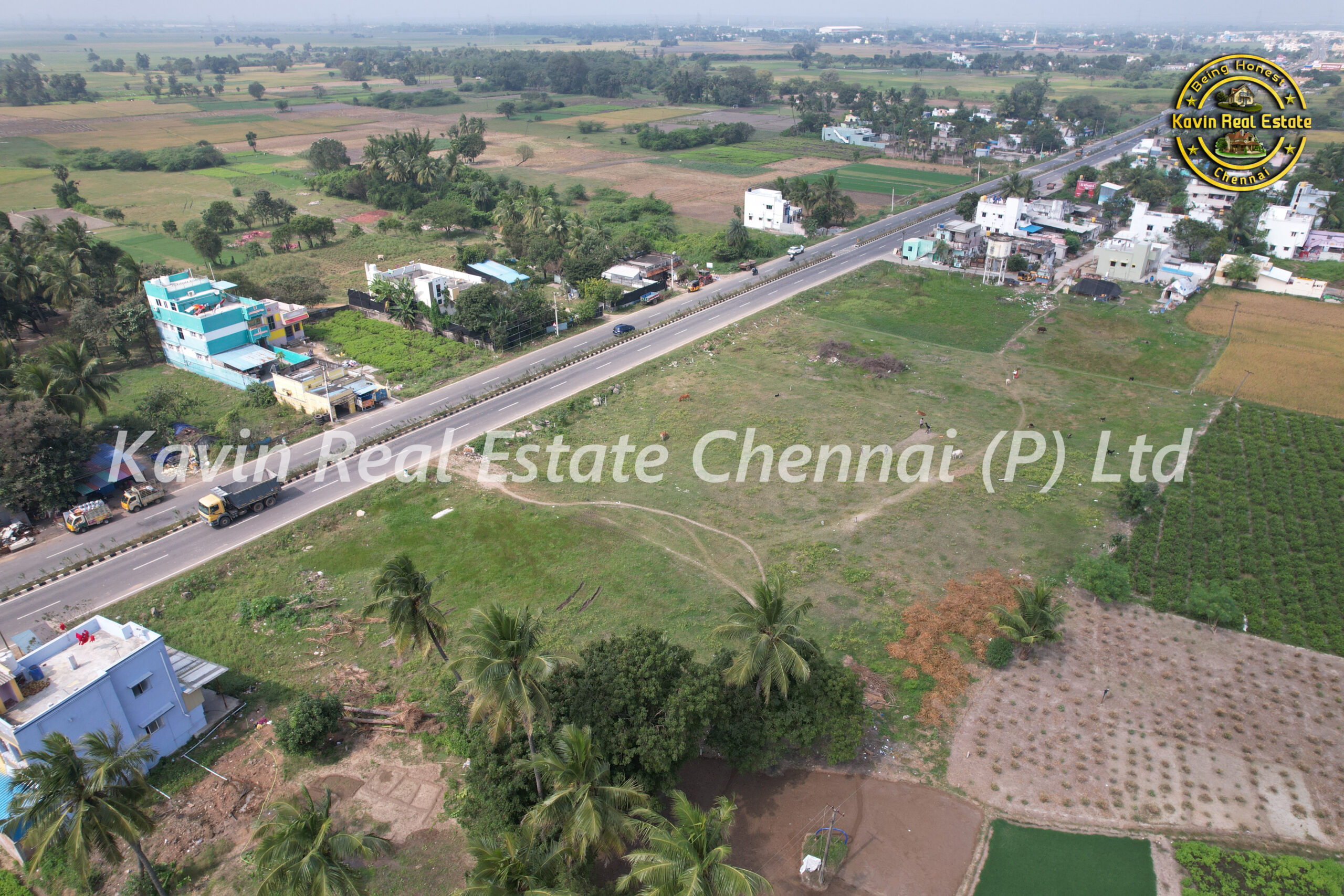 Land for sale On State Highway Thirininravur