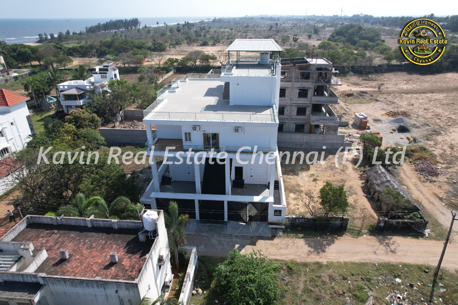 Luxury White Palace for sale in ECR Nemmeli